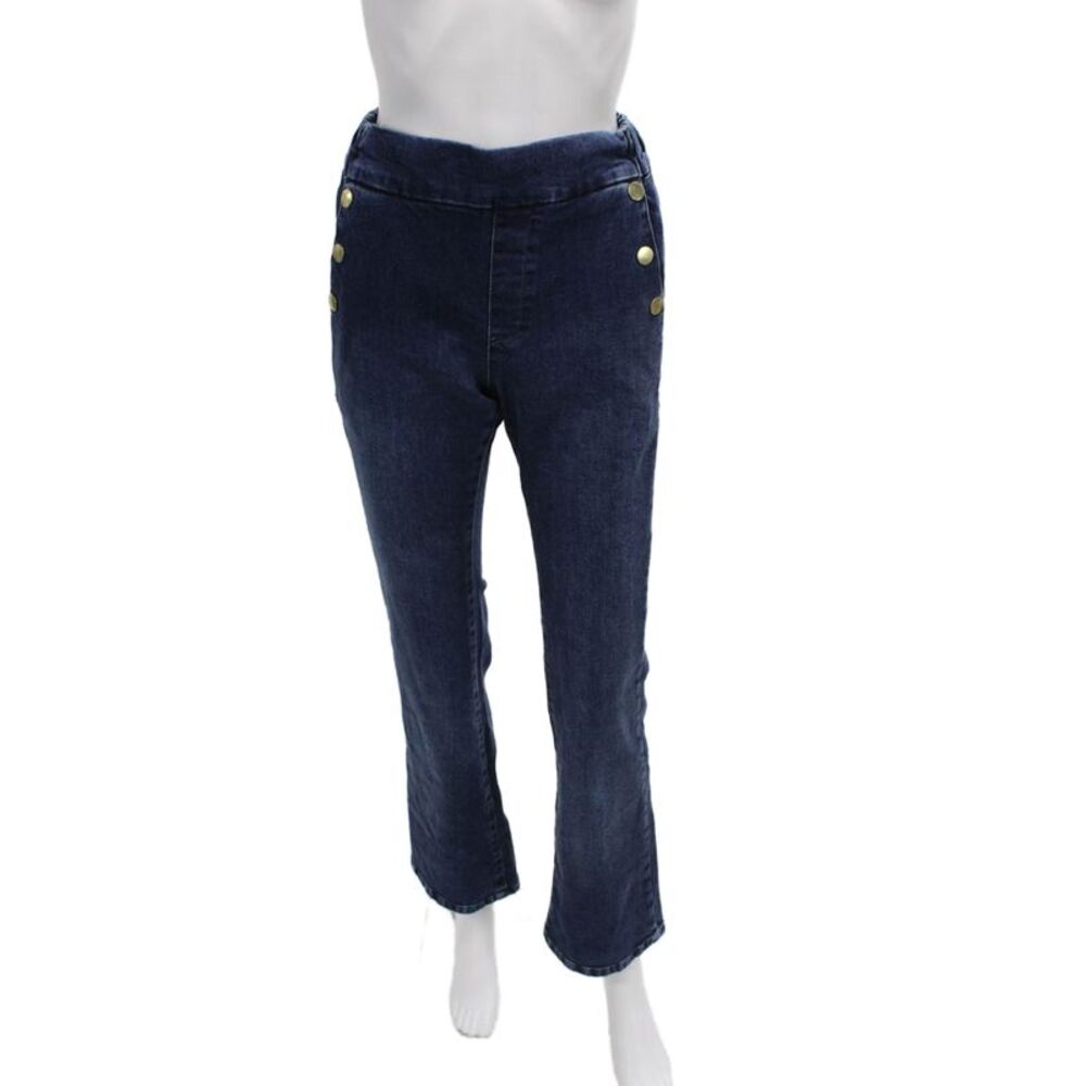 Flog Women Straight Blue Cotton Jeans High Rise Size 26